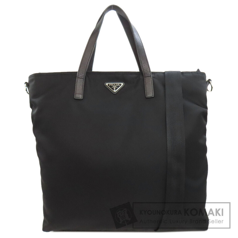 Prada logo tote Shoulder bag Black